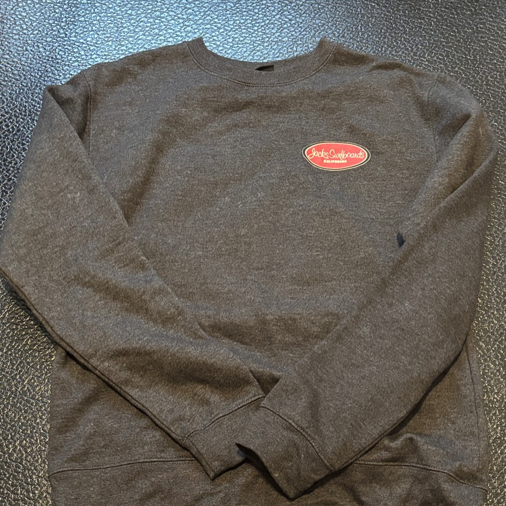 Jack’s Surfboards California Dark Gray Crewneck Sweater